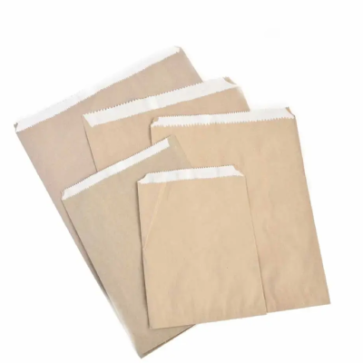 LINED BROWN BAGS